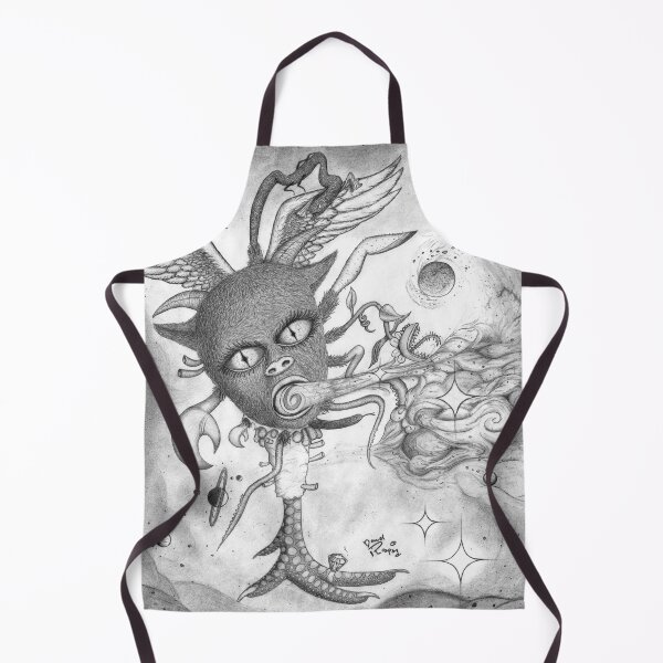 Item preview, Surrealist graphite drawing of a fantastic creature designed and sold by danielrospad.