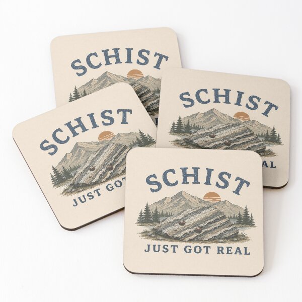 Item preview, Schist Just Got Real (Geology Pun) designed and sold by alexa----h.