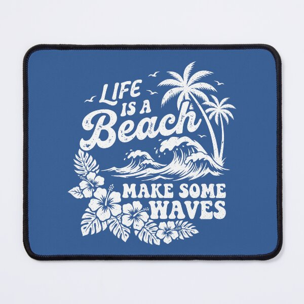 Item preview, Life Is A Beach Make Some Waves Funny Summer designed and sold by Y-Vibes.