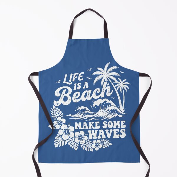 Item preview, Life Is A Beach Make Some Waves Funny Summer designed and sold by Y-Vibes.