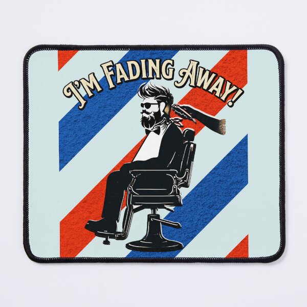 Item preview, I'm Fading Away Funny Barber Haircut Fade Barber Apron designed and sold by Flirt-Teez.