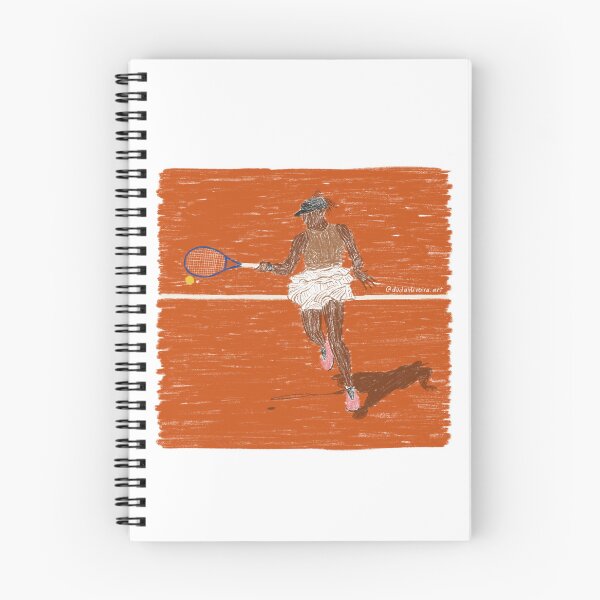 Item preview, Girl tennis player on court Roland garros designed and sold by dudaoliveira.art.