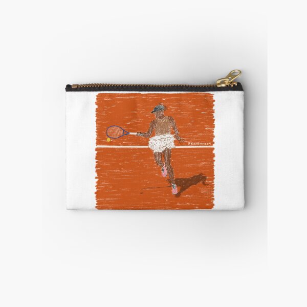 Item preview, Girl tennis player on court Roland garros designed and sold by dudaoliveira.art.