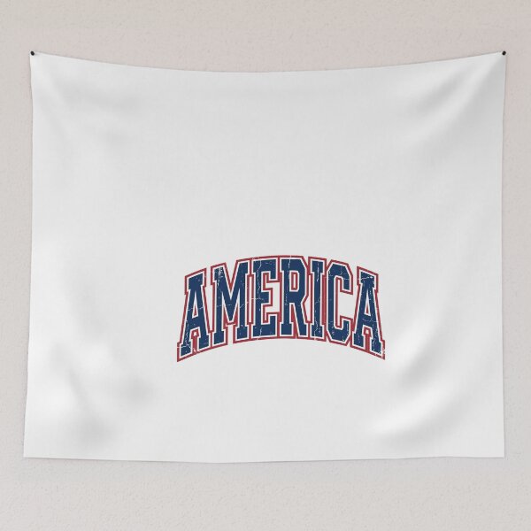 Item preview, Distressed Retro America Sports Font Art designed and sold by Paper Drip.