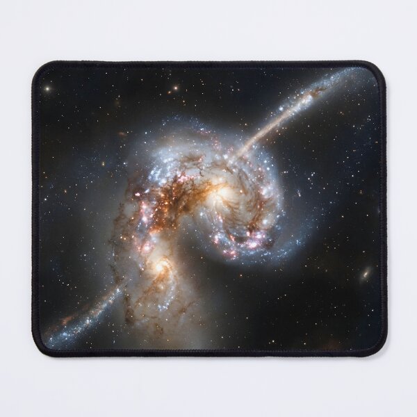 Item preview, Majestic Colliding Galaxies Deep Space Cosmic Art designed and sold by novadawy.