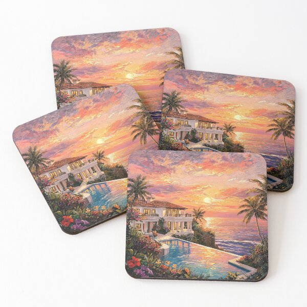 Item preview, Sunset View from Luxury Villa designed and sold by BrickByDream.