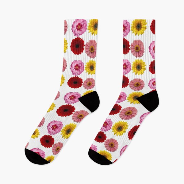 Item preview, Colorful Floral Sticker Pack | Sunflower Rose Gerbera Zinnia Stickers | Botanical Flower Bundle | Cottagecore Aesthetic Decor Pink designed and sold by Art_IN_Design.