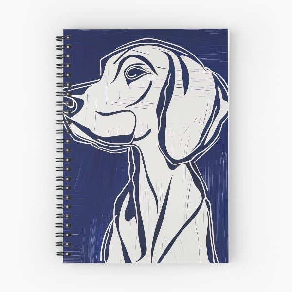 Item preview, Brittany Spaniel - Blue Abstract Art designed and sold by shadow-bloom.