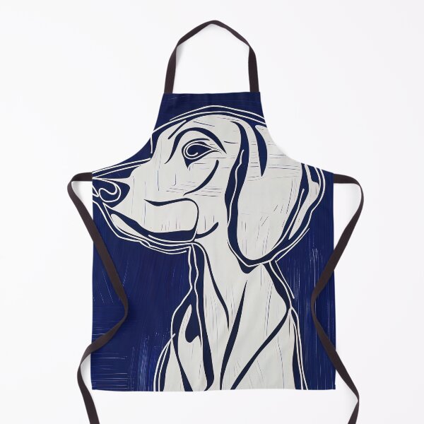 Item preview, Brittany Spaniel - Blue Abstract Art designed and sold by shadow-bloom.