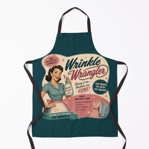 Item preview, Vintage (and fictitous) Cleaning Product: Wrinkle Wrangler designed and sold by Rue Market.