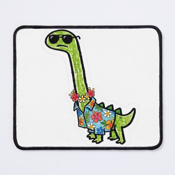 Aperçu de l'œuvre Rex dinosaur wearing beach clothes créée et vendue par Emma0015.