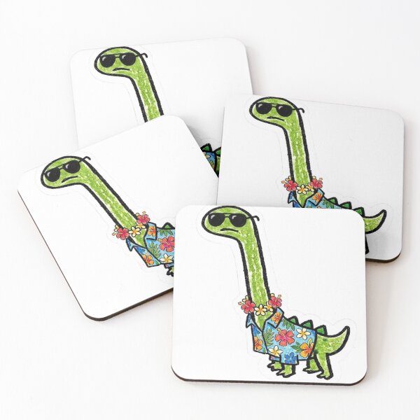Item preview, Rex dinosaur wearing beach clothes designed and sold by Emma0015.