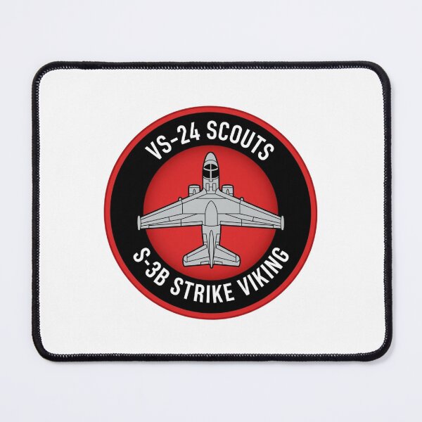 Item preview, VS-24 Scouts S-3B Strike Viking Squadron Emblem designed and sold by CharlieDesings.