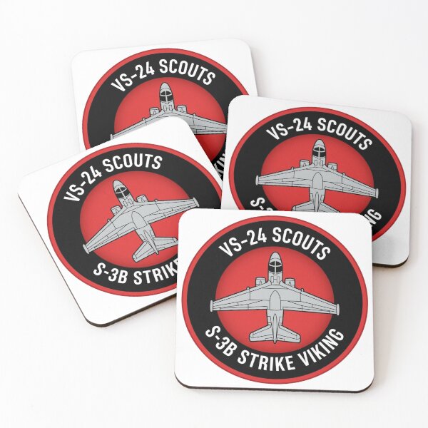 Item preview, VS-24 Scouts S-3B Strike Viking Squadron Emblem designed and sold by CharlieDesings.