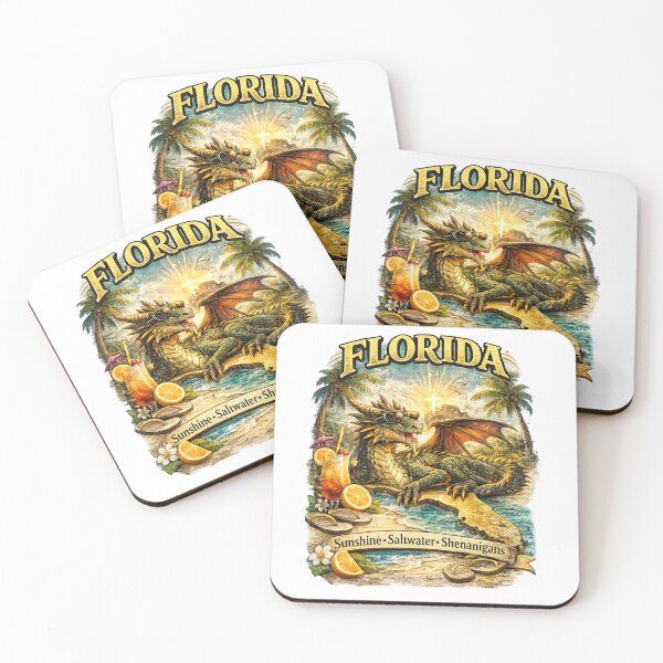 Item preview, Florida Dragon | Sunshine Saltwater Shenanigans designed and sold by ButterflyHolly Resource.