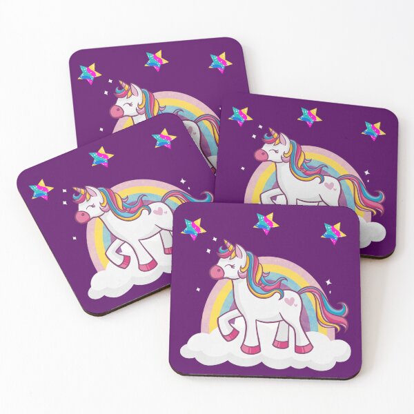 Item preview, Cute Rainbow Unicorn on Cloud | Magical Fantasy Kawaii Design designed and sold by Yasmine Mohammed.