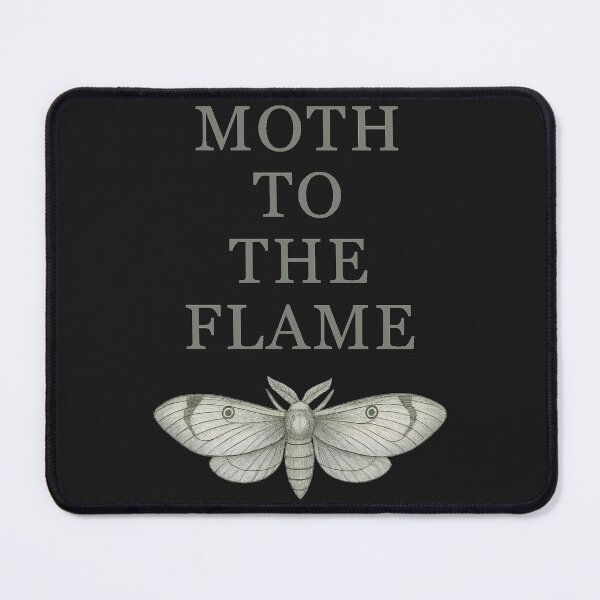 Item preview, Moth To The Flame Dark Aesthetic Graphic Tee designed and sold by DarkDroppp.