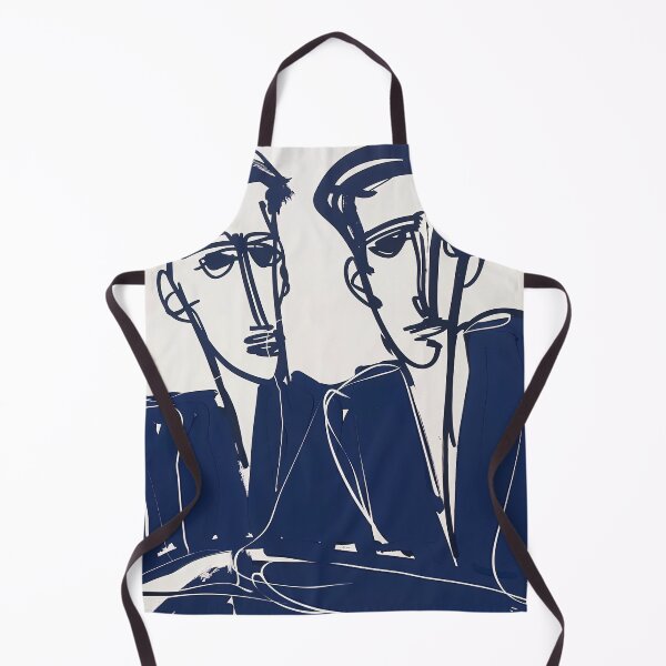 Item preview, Brothers - Blue Abstract Art designed and sold by shadow-bloom.