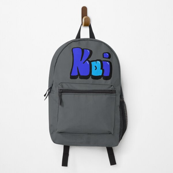 Item preview, Kai Name Art Cool Typography Blue Graffiti Bubble Letters designed and sold by Artonmytee.