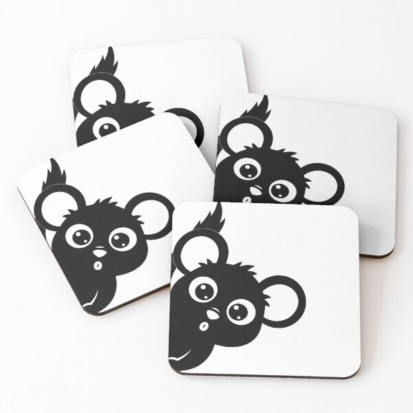 Item preview, Very Cute Peeking Mouse Sticker - Kawaii Peekaboo Surprised Rat Silhouette Minimalist Corner Rodent Wall Art designed and sold by BestChoiceService.