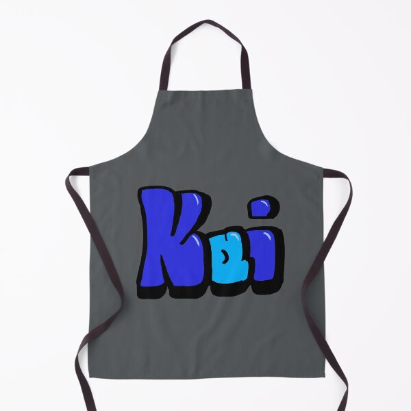 Item preview, Kai Name Art Cool Typography Blue Graffiti Bubble Letters designed and sold by Artonmytee.