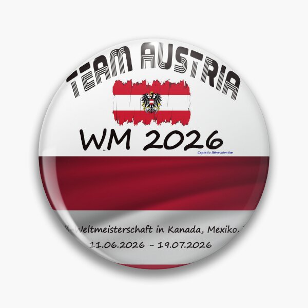 Item preview, Austria Österreich Fan T‑Shirt WM 2026 outfit designed and sold by cabevo.