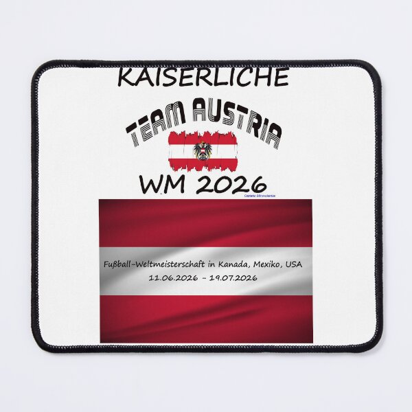 Item preview, Austria Österreich Fan T‑Shirt WM 2026 outfit designed and sold by cabevo.