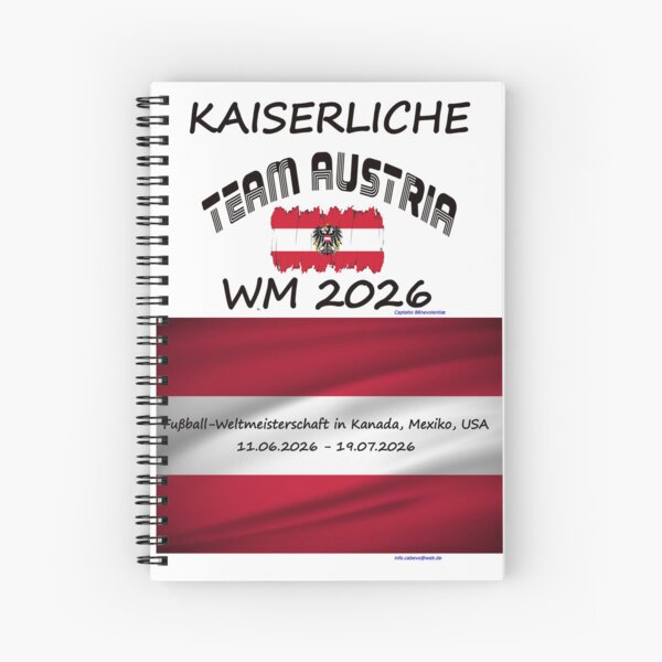 Item preview, Austria Österreich Fan T‑Shirt WM 2026 outfit designed and sold by cabevo.