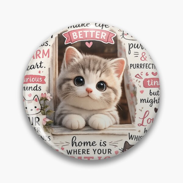 Item preview, Cute kitten designed and sold by Dustfairy9876.