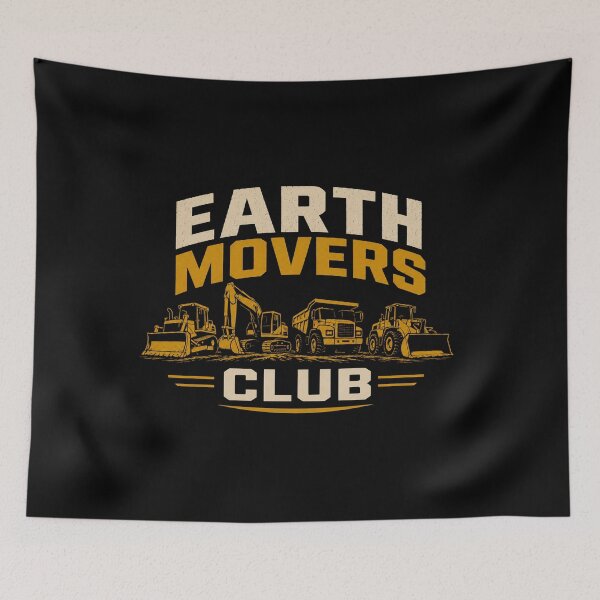 Item preview, Earth Movers Club Heavy Equipment Construction Operator Design designed and sold by kakmi-art.