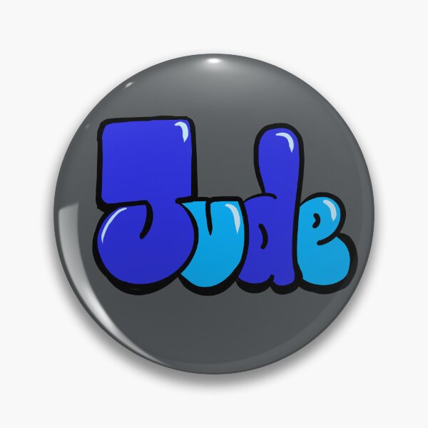 Item preview, Jude Name Art Retro 70s Typography Vintage Bubble Letters designed and sold by Artonmytee.