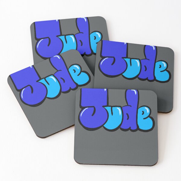 Item preview, Jude Name Art Retro 70s Typography Vintage Bubble Letters designed and sold by Artonmytee.
