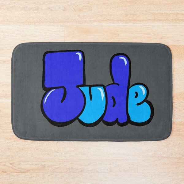 Item preview, Jude Name Art Retro 70s Typography Vintage Bubble Letters designed and sold by Artonmytee.