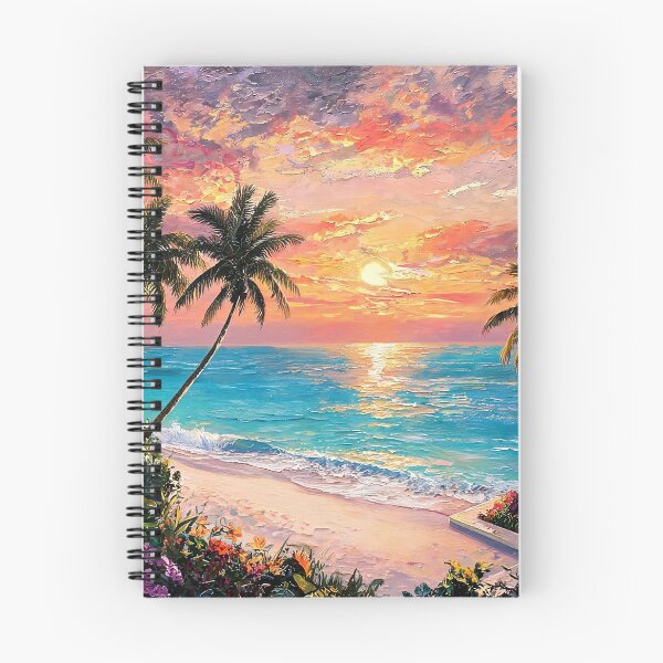 Item preview, Tropical Sunset Over Ocean designed and sold by BrickByDream.