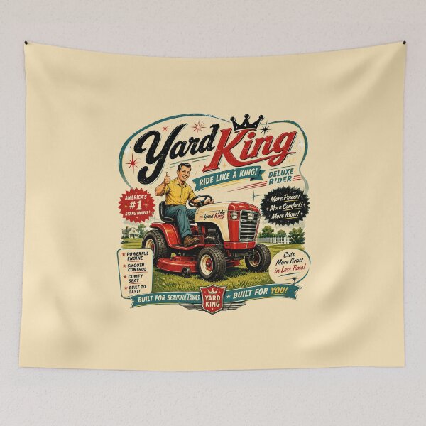 Item preview, Vintage (and fictitous) Cleaning Product: Yard King designed and sold by Rue Market.