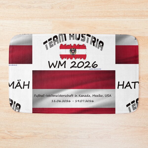 Item preview, Austria Österreich Fan T‑Shirt WM 2026 outfit designed and sold by cabevo.