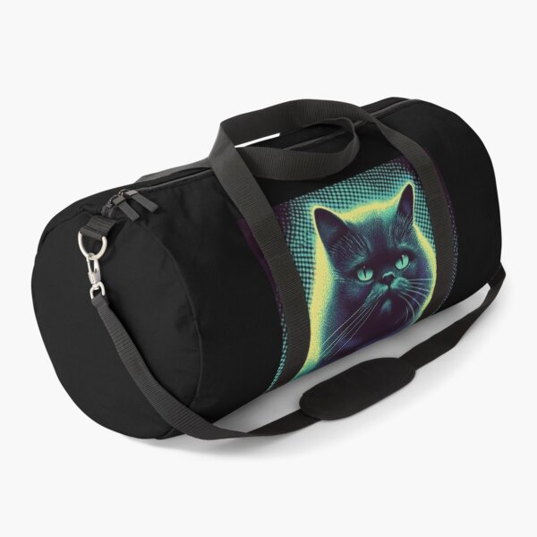 Item preview, Neon Glow Pop Art Boss Cat  designed and sold by ClubVacay.
