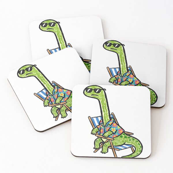 Item preview, Copy of Rex dinosaur wearing beach clothes designed and sold by Emma0015.