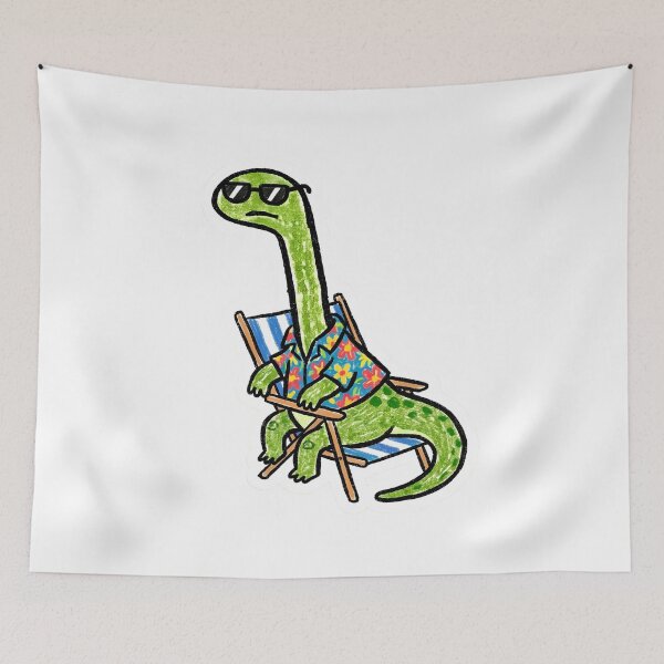 Item preview, Copy of Rex dinosaur wearing beach clothes designed and sold by Emma0015.