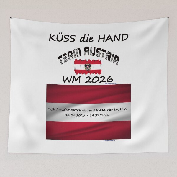 Item preview, Austria Österreich Fan T‑Shirt WM 2026 outfit designed and sold by cabevo.