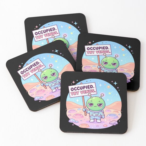 Item preview, Mars is Occupied, Try Venus  designed and sold by Anchor & Thread.