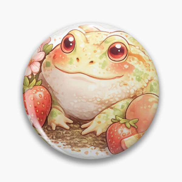 Item preview, Frog sticker "Louise"  designed and sold by Whimsical92.