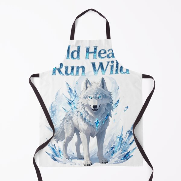 Item preview, Cold Hearts Run Wild Wolf Fantasy Graphic Shirt designed and sold by GoldenPaw Society.