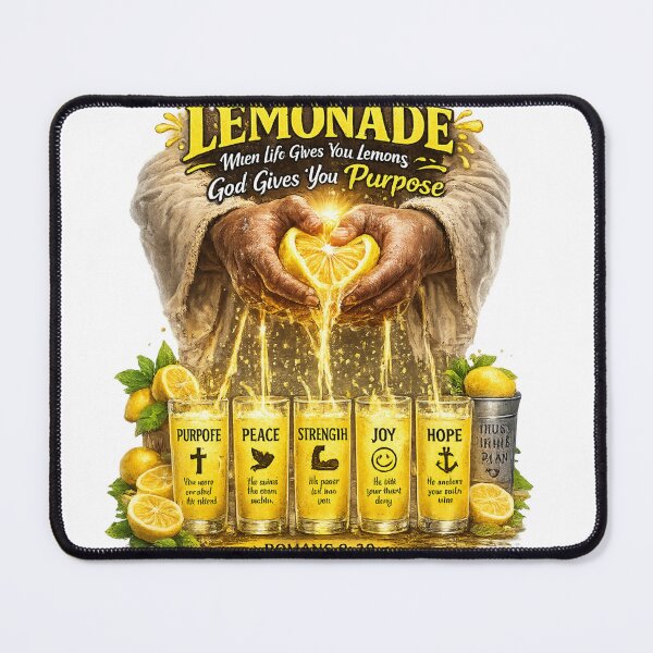 Item preview, Lemonade | When Life Gives You Lemons God Gives You Purpose designed and sold by ButterflyHolly Resource.