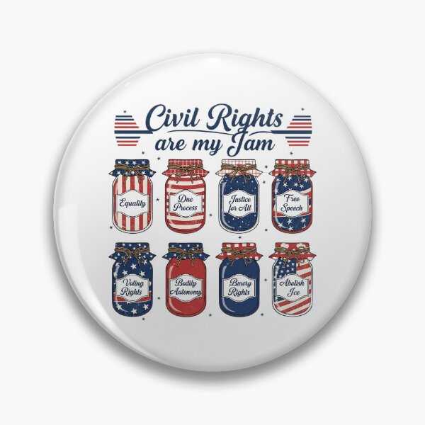 Item preview, Civil Rights are My Jam Sarcastic Independence - Retro Funny designed and sold by CutOutIdols.