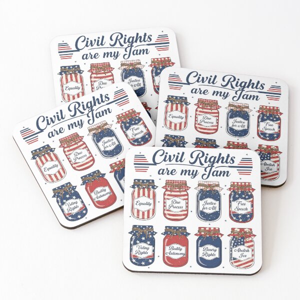 Item preview, Civil Rights are My Jam Sarcastic Independence - Retro Funny designed and sold by CutOutIdols.