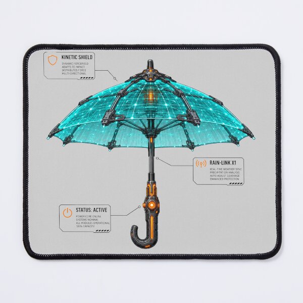 Item preview, Cybernetic Kinetic Umbrella Technical Schematic designed and sold by MarVan-Prints.