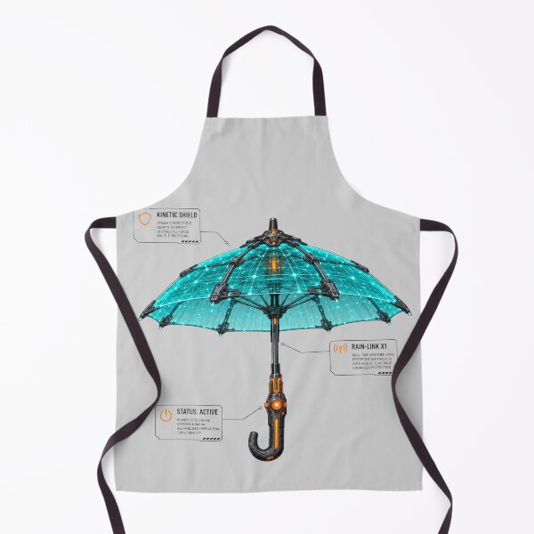 Item preview, Cybernetic Kinetic Umbrella Technical Schematic designed and sold by MarVan-Prints.