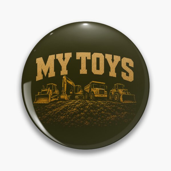 Item preview, My Toys Heavy Equipment Operator Construction Machinery Design designed and sold by kakmi-art.