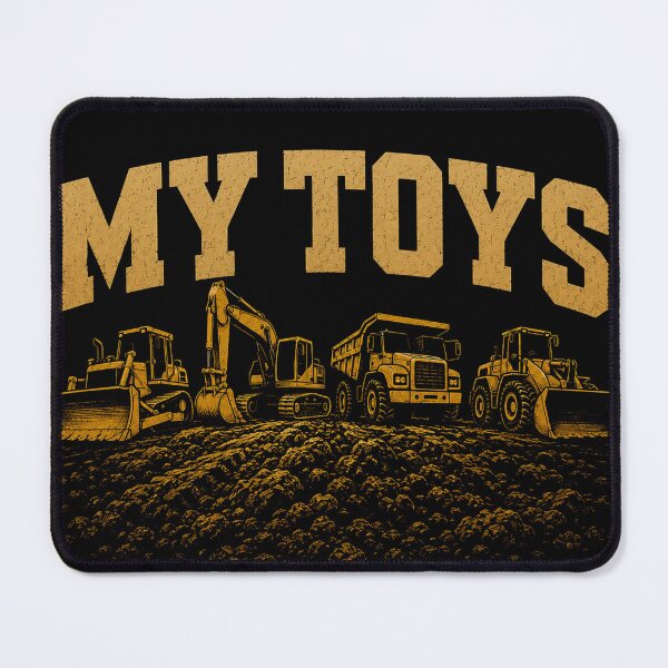 Item preview, My Toys Heavy Equipment Operator Construction Machinery Design designed and sold by kakmi-art.